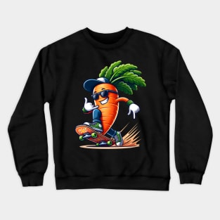 Carrot On Skate Crewneck Sweatshirt